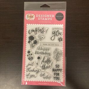 Carta Bella Silicone Stamps NWT